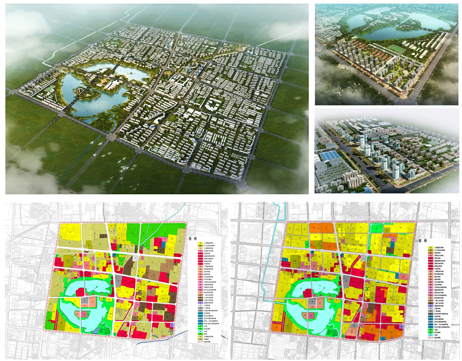 山东高唐县鱼邱湖老城区控规及城市设计